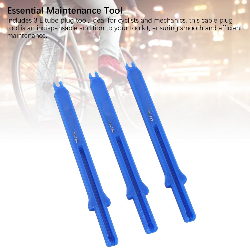 Electric Wire Disassembly Tool Sturdy Plastic Anti Slip for Di2 E-Tube Plug Tool Comfortable Grip Dual End for Repairing