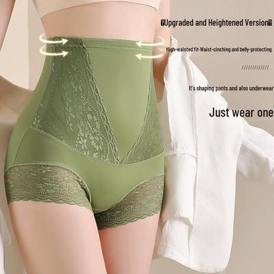 Frühlings-/Sommer-Spitzenbesatz High-Waist Shaping Slips - Bauchkontrolle & Hüftlift