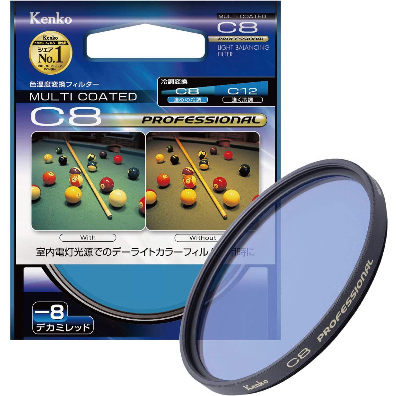 

Kenko MC C8 Professional 82mm Color Temperature Conversion Lens Filter (Product Number 182468)