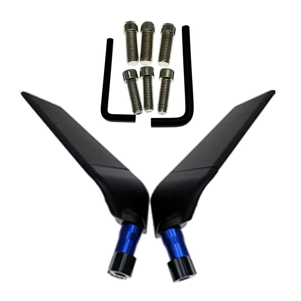 Motorrad Rückspiegel Verstellbare Drehende Seitenspiegel Universelle Passform für Honda CB125R CB150R CB250R CB300R CB250X CB