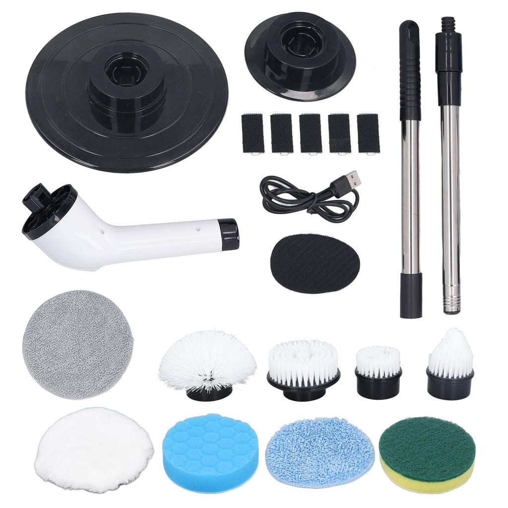 Electric Handheld Brush Adjustable Extension Handle Powerful Highly Efficient Labor Saving Electric