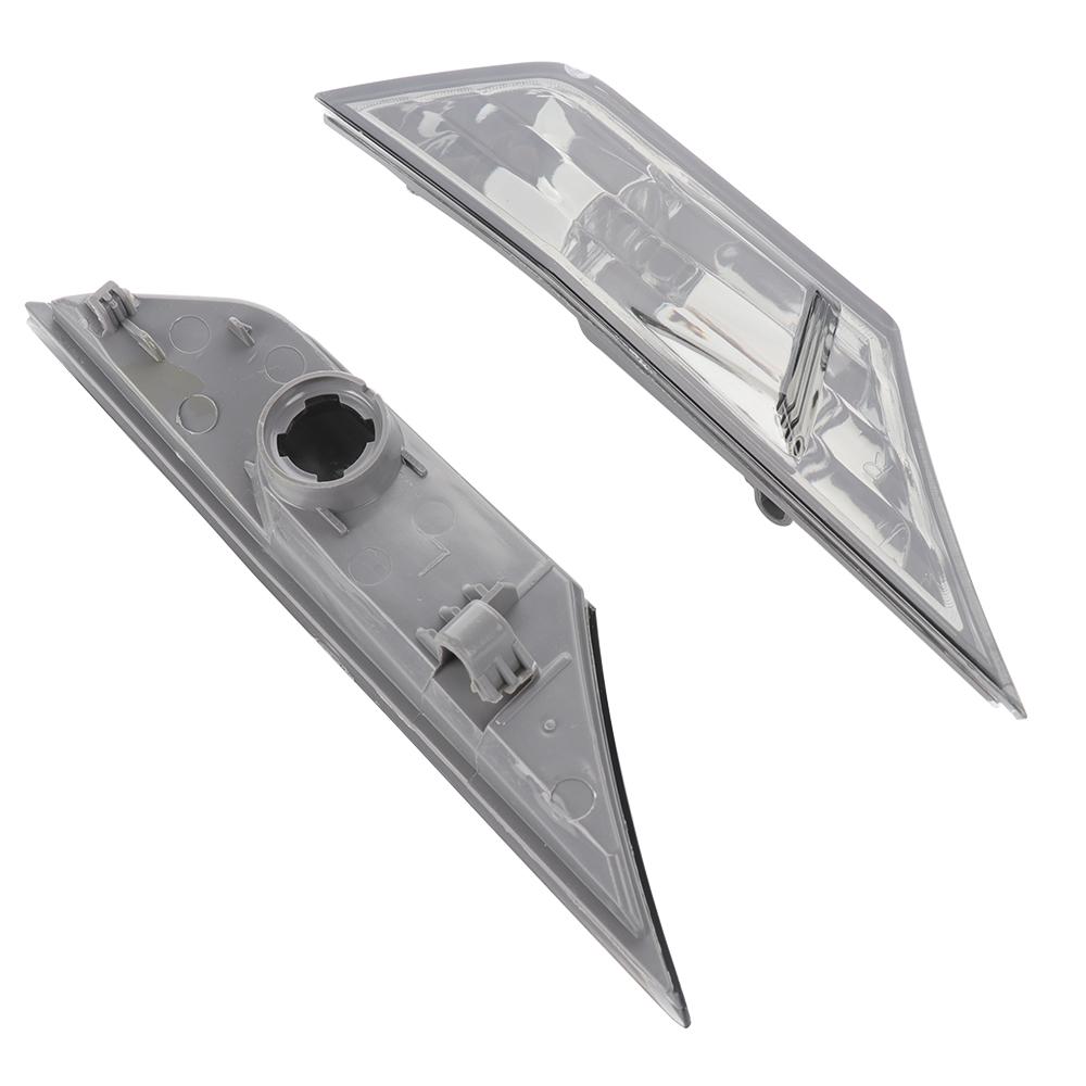 Car Side Marker Light Smoked Side Marker Signal Lights Marker Lamp Lens with T10 LED Bulbs For Honda Civic 2016 2017 2018