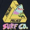 Palace SS22 Tri-Surf Gradient Letter Print Crew Neck Short Sleeve T-Shirt Unisex Tops Black P22TS159
