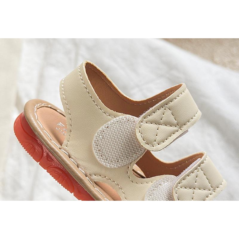 Baby Shoes 6-12 Months Girls' Squeaky Shoes Boys' Walking Shoes 1-2 Years Old Soft Sole Non-slip Beach Sandals