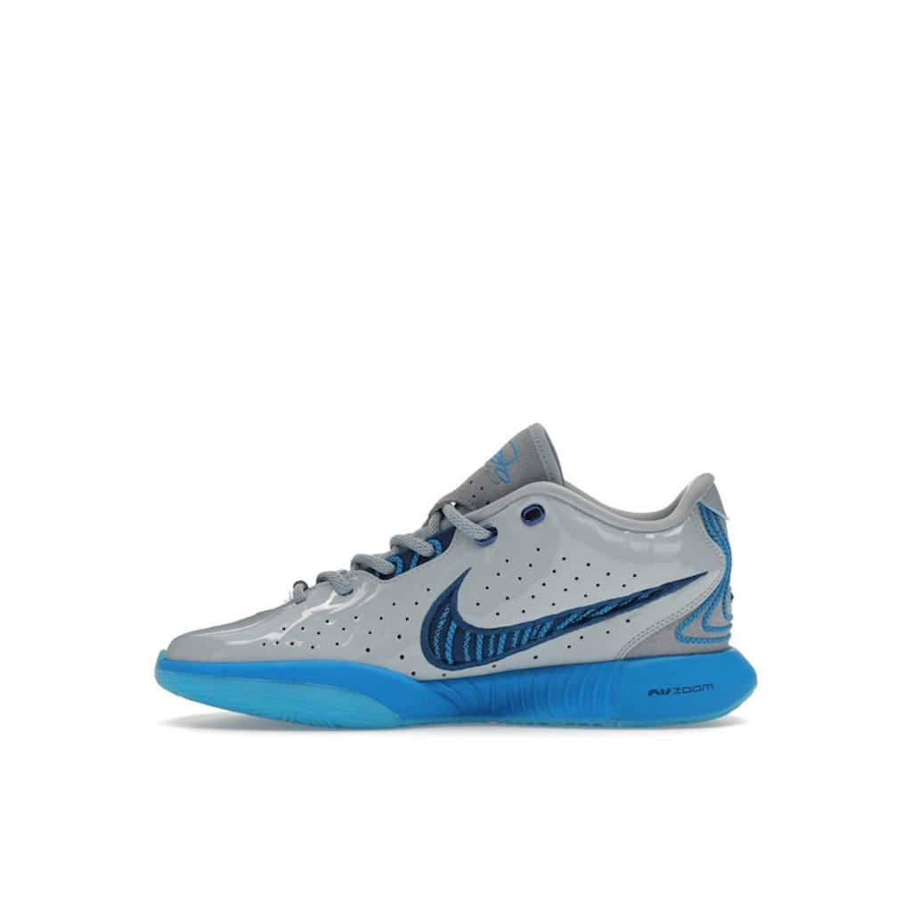 Nike LeBron 21 GS Light Armory Blue Kids Sneakers Blue-Hero Ashen-Slate Court-Blue FV1210-400