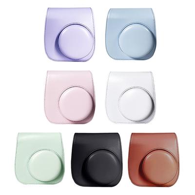 Okamžité brašny na fotoaparáty PU kožené pouzdro na fotoaparát Úložná taška odolná proti poškrábání Lehké příslušenství pro Fujifilm Instax Mini 12/11/9/8