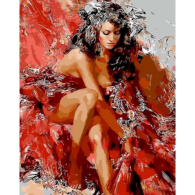 GATYZTORY Painting By Numbers Abstract Picasso Figure Painting DIY Paints By Number For Adults Kits Oil Paint On Canvas Home Dec