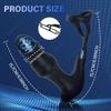 2026 Rechargeable 2 in 1 Prostate Massager Anal Vibrator Wiggling Thrusting with Cock Ring Butt Plug Remote Control Climax Sex Toys Insert Masturbator