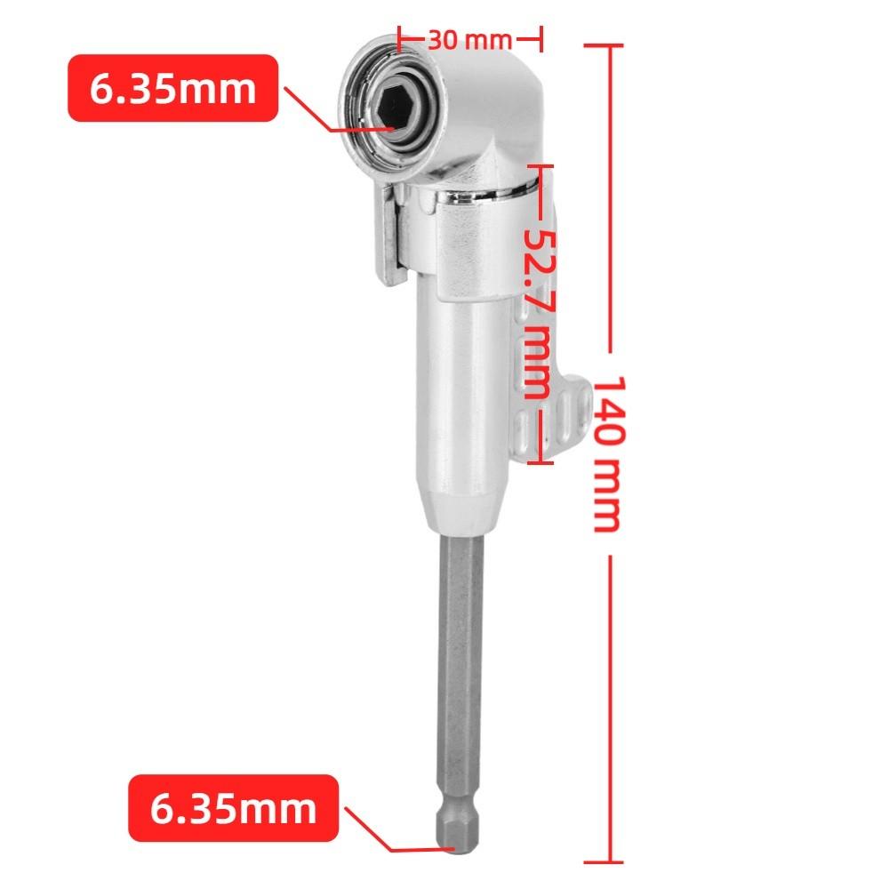 105 Degree Angle Right Angle Drill Adapter Magnetic Quick Change Drive Screwdriver Drill Attachment 1/4-inch Hex Shank