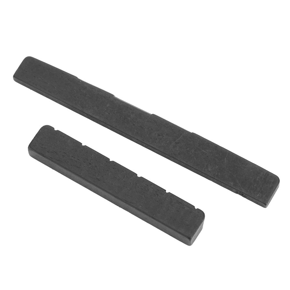1 Set 2 PCS High Quality Ebony Nut and Saddle for Classical Guitar Parts