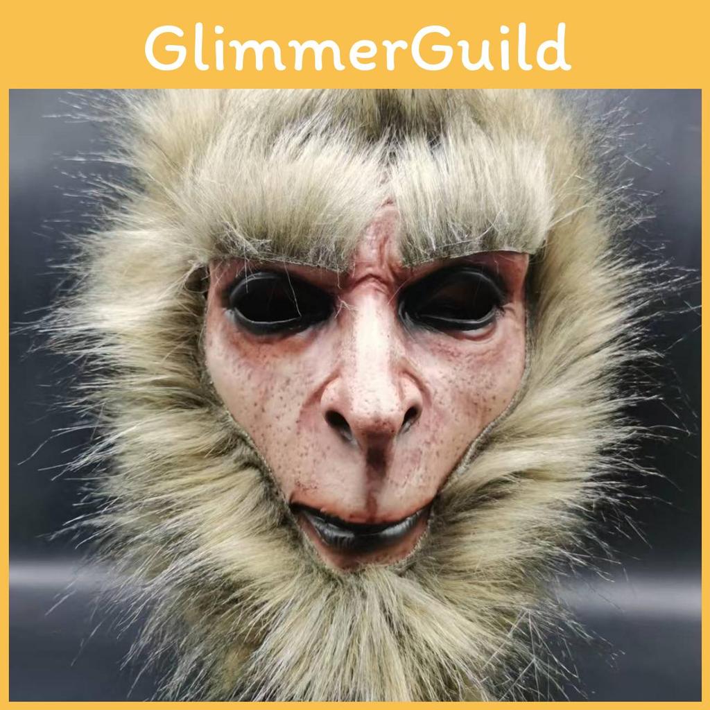 Wukong Myth Black Cosplay Latex Mask Halloween Party Stage Performance Gift