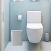 6Pcs Modern Bathroom Storage Set Includes Toothbrush Holder Hydraulic Liquid Dispenser Bottle Trash Can Cup Set