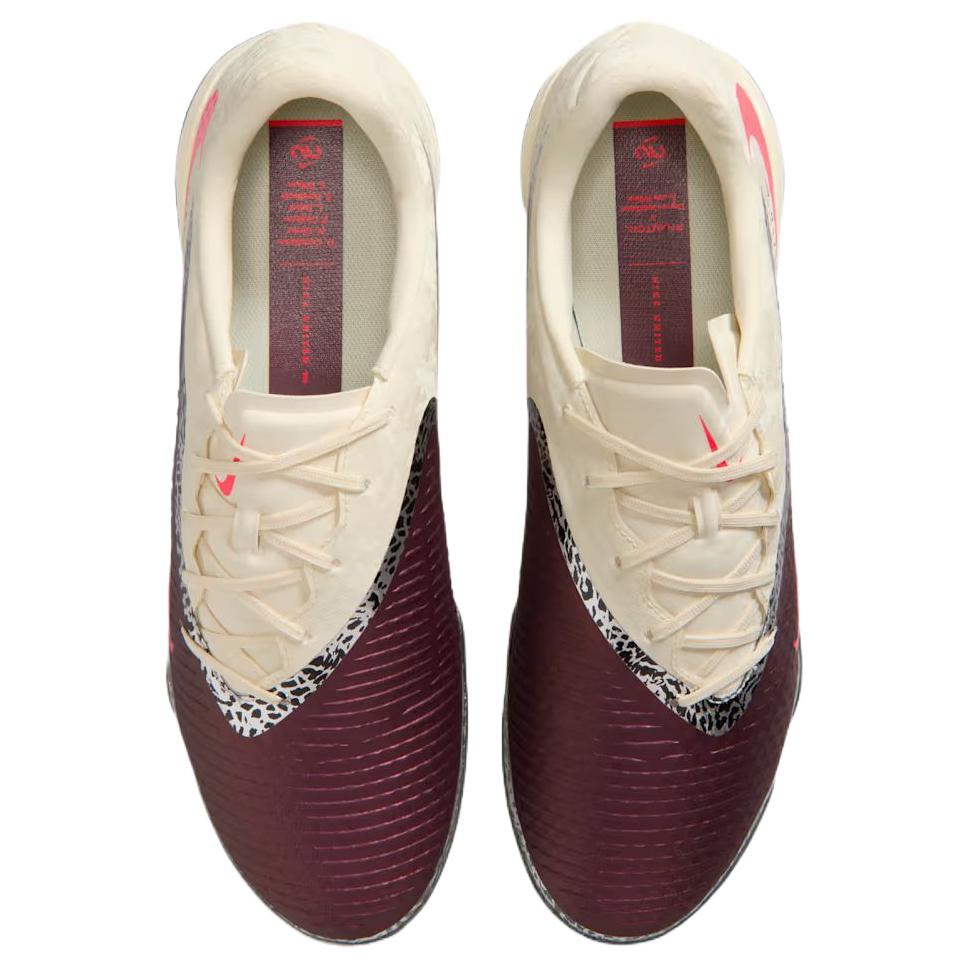 Nike Scarpe da Calcio in Erba Sintetica Phantom 6 Unisex Beige Rosso IO8449-661