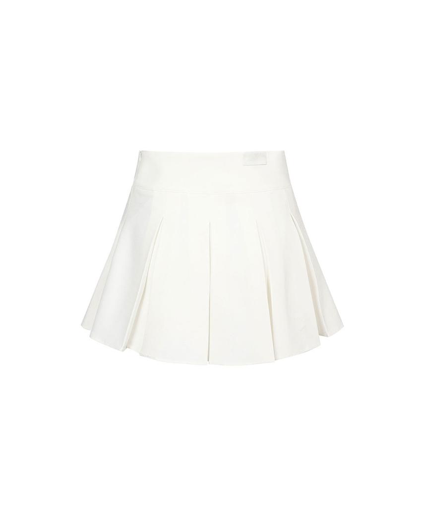 Moabel Classic Pleats Tennis Skirt - White