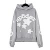Conjunto de Moletom Unissex Plus Size Tendência com Estampa de Teia de Aranha CROSS SP5DER