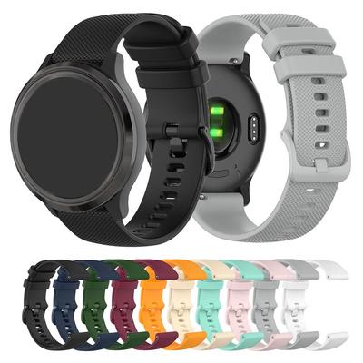 Pulseira de Silicone 18mm 20mm 22mm Para Garmin Vivoactive 6/5/4/3 Venu 3/3S/2/2S Pulseira de Relógio de Substituição para Forerunner 970 570 245