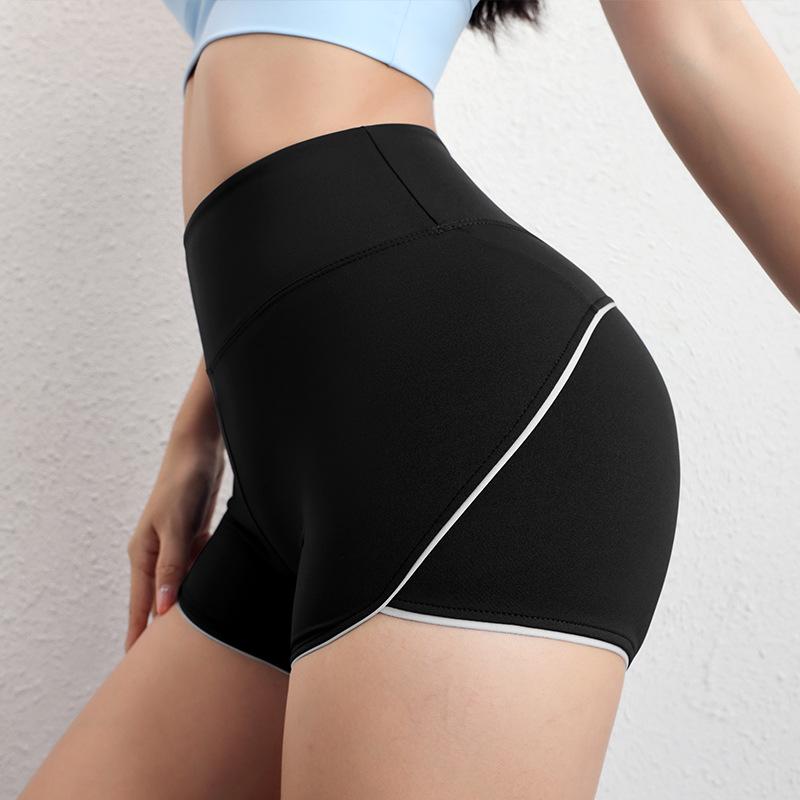 Sports Shorts High Waist Hip Lift Women Tight Running Three-point Training Yoga Pants Peach Fitness Hot Pants New