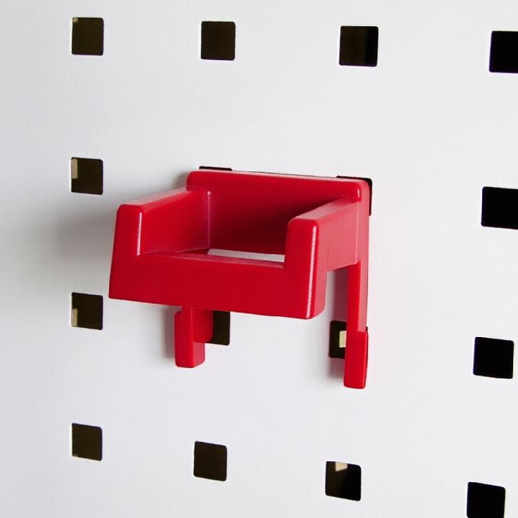 Set of 5 Versatile Plastic Pegboard Hooks for Tool Storage and Wall Organization Workshop Storage Supplies