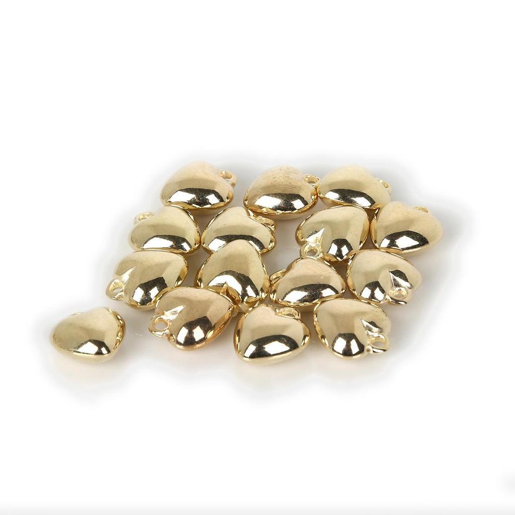 Gold Electroplated Acrylic Beads Pendant Bracelet Necklace Earring Jewelry Making Kit.