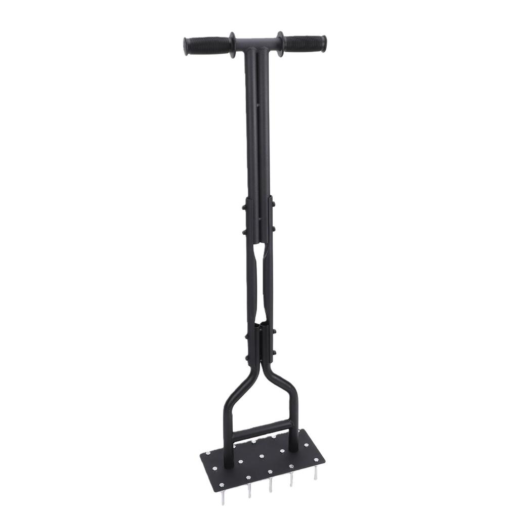 Lawn Aerator Tool Thickened Spikes U Shaped Design Soil Aeration T Handle Manual Grass Aerating Tool