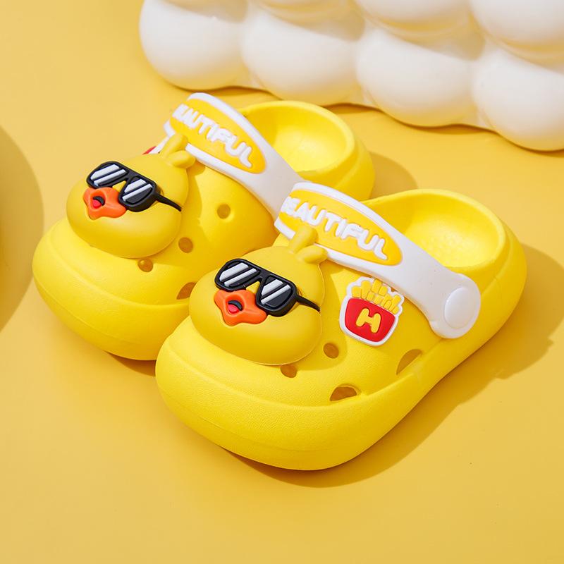 Pantofole antiscivolo per bambini, zoccoli da cartone animato per bambine, scarpe per gattonare, scarpe chiuse per bambini piccoli, scarpe per bambini adatte per l'uso all'aperto, per