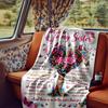 Sisterhood Through Butterflies Personalized Name Blankets Soft And Comfortable Against The Skin Naps And The Office A Wonderful Gift For Friends