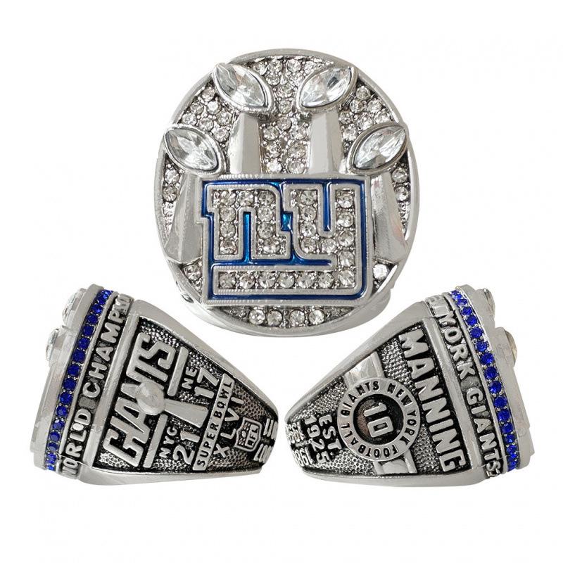

Реплика перстня чемпиона НФЛ Супербоула 2011 года команды New York Giants Size 11