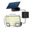 High Power 234LED Sensor Solar Light Outdoor 3 Working Modes IP65 Waterproof Lights for Yard Garden Fence Decorative Wall Light
