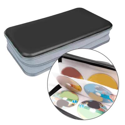 Large CD Sleeve with 80 Capacity Reliable Disc Storage Case Portable Organiser Box CD Bag Discs Pack Album Box