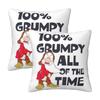 Grumpy Dwarf (5) 2 Pcs Square Pillowcase Pillow Cover Cushion Decor Comfort Throw Pillow For Home Sofa