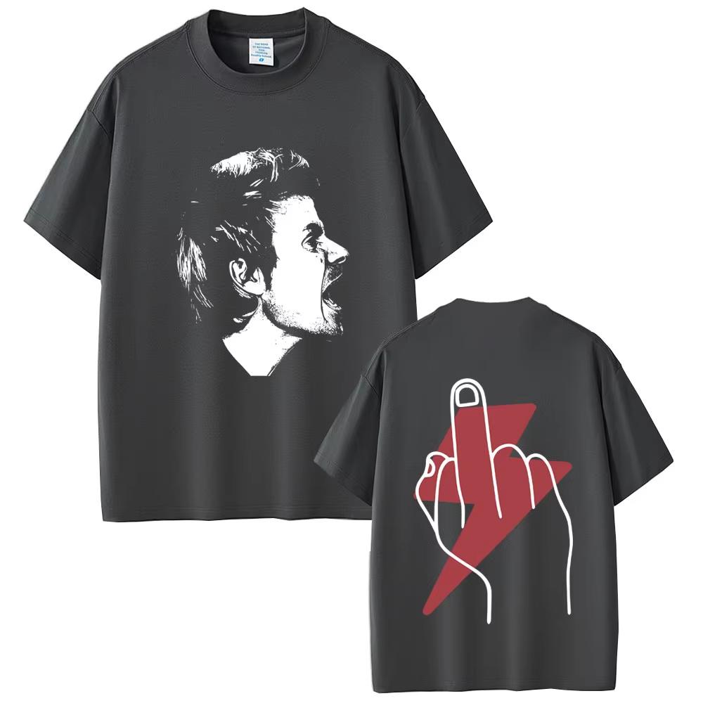 Hot Dani Martin Face Graphic Tshirt Lo Que Me De La Gana Album T Shirt 2026 Spring summer new Men Hip Hop Rock Short Sleeve Top