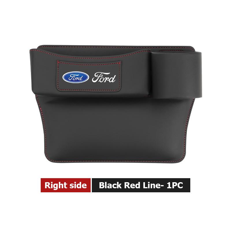 YYQO6 Leather Car Seat Gap Water Cup Holder Box Storage Bag For Ford Escape Ecosport Fusion Explorer Expedition Taurus