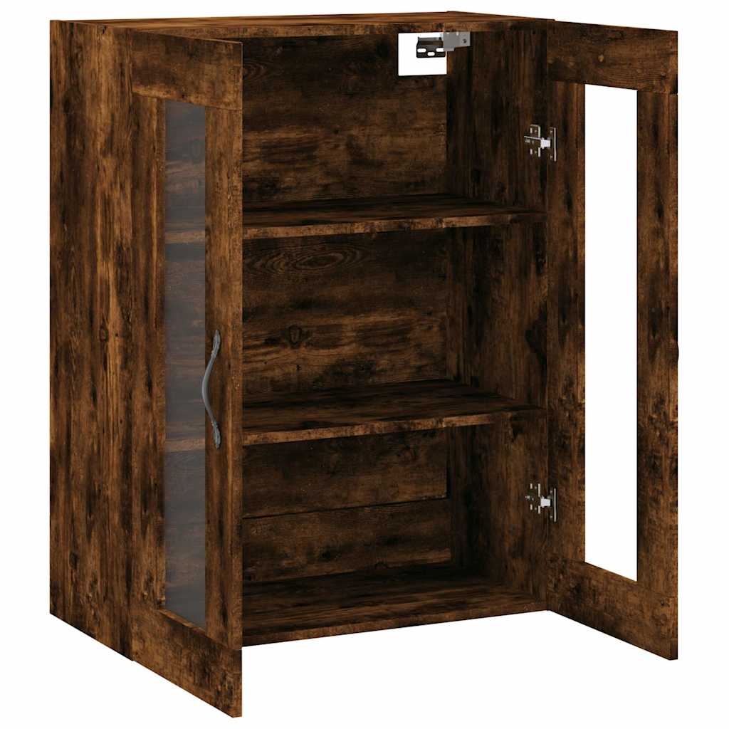Wall Cabinet Smoked Oak 69.5 x 34 x 90 cm Particleboard