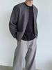 Men's 2024 Autumn/Winter Metal-Studded Cardigan Knitwear - Versatile Loose-Fit Coat