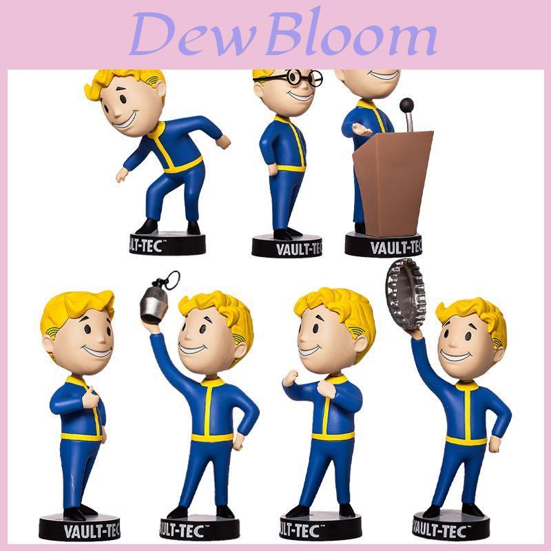 בובת ראש מתנדנדת אספנות של Fallout 4 Vault Boy מושלמת לחובבי גיימינג ואנימה