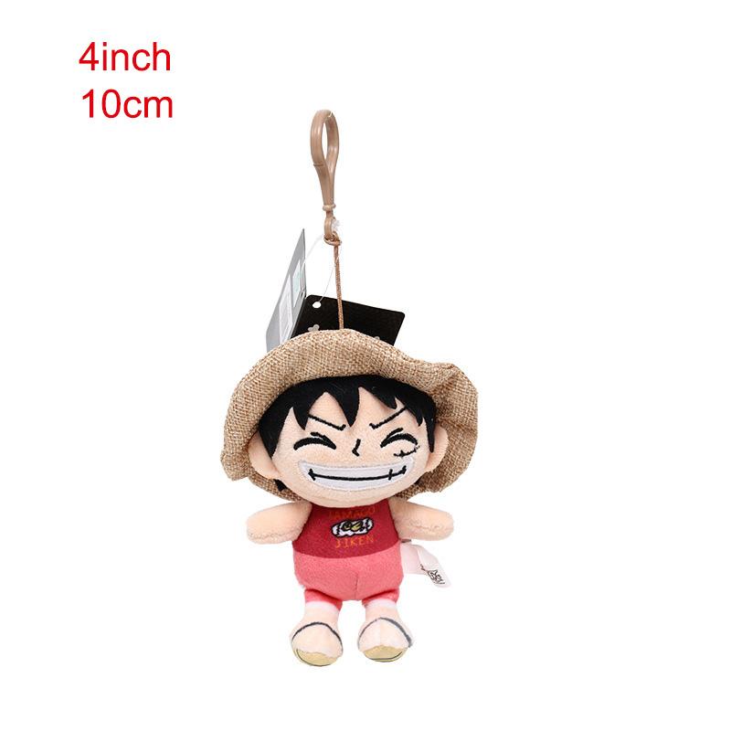 One Piece Plush Toy Luffy Chopper Ace Roronoa Zoro Anime Stuffed Peluche Doll Pendant Kids Xmas Gifts