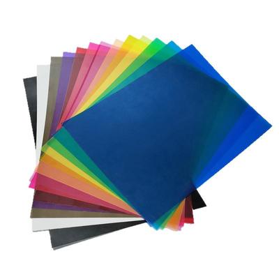 Transparent Colored PVC Sheet for Kindergarten, Photography & Craft - Available In A3, A4, A5 for Backgrounds & Engraving
