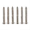 12lots Notched Bridge Screw Simple Installation for Quick Stage Setups and Sustained Tuning Accuracy