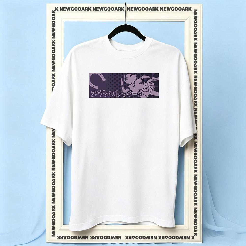 Umamusume Pretty Derby Special Week Tshirt Woman Man Summer Cotton Graphic T Shirts Adult Casual Oneck Shortsleev S3XL S