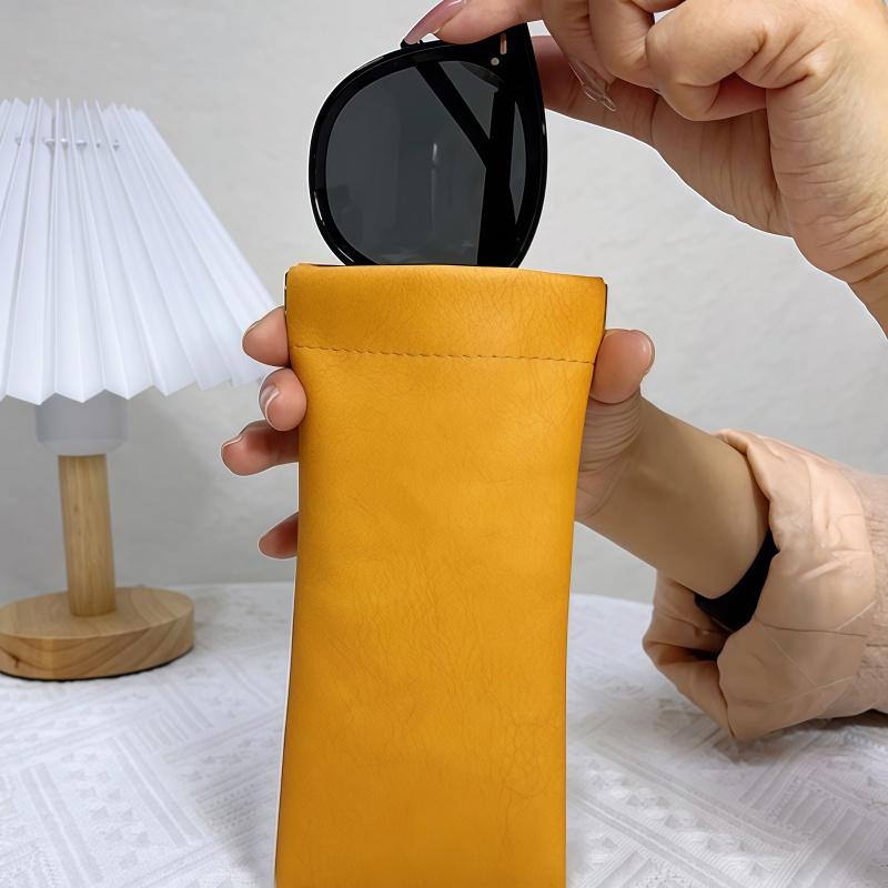 Přenosná úložná taška na sluneční brýle Pouzdro na brýle Samouzavírací úložná taška PU kůže Ochranný kryt organizéru na brýle proti tlaku