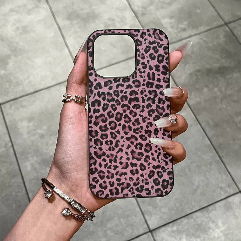 Leopard Cheetah Print For Iphone 17 16 15 14 Plus 13 12 11 Pro Max Pro Luxury Stripe Phone Cases