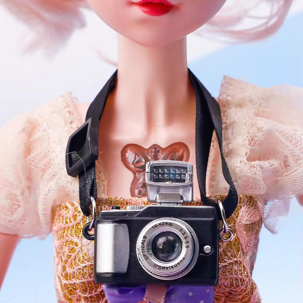 17cm Mini Vêtements de Poupée Tenue Accessoires Pour Labubu V1 V2 V3 Salopette à Rayures Chapeaux Lunettes Chaussures Vêtements Cool et Beaux Cadeau