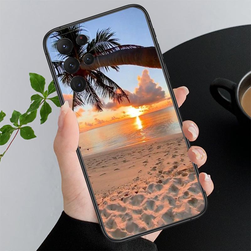 

Чехол для телефона Palm Tree Beach Sea Sunset для Samsung A73 A13 A14 A32 A71 A33 A52 A53 A72 A51 A22 A23 A34 A54 A52 A52