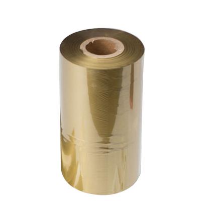 CK16 Goldfarbenes Wachsband Jumbo-Rolle für Thermotransfer-Barcode-Drucker