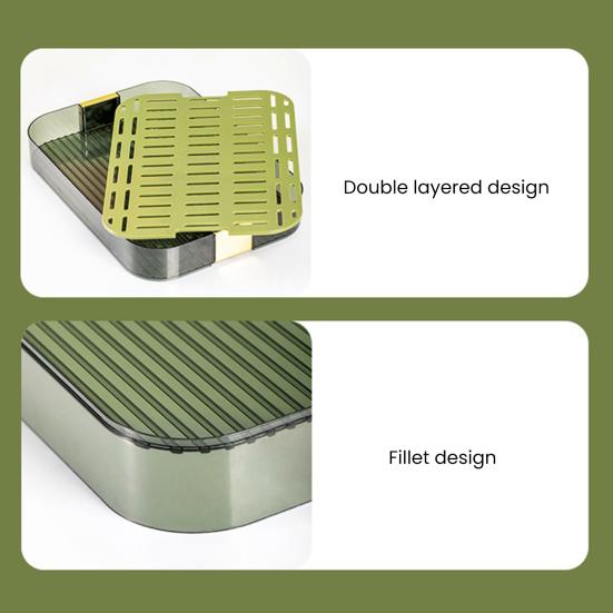 Yousheng Teaware Storage Plate Water Storage Tea Tray Rectangle Simple Modern Drain Design Detachable Tea Cup Holder Home Use