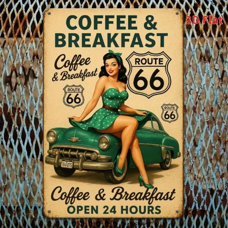 Pin-Up Girl Blechschilder, Garage Werkstatt Metalldekor 20x30cm