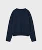 FALLETT Drawing Flower Knit Navy