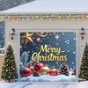 Christmas Garage Door Cover, Large Christmas Banner Backdrop Decorations Hanging