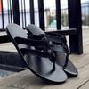 Men's Summer New Sandals and Slippers Men's Leather Sandals Adult Breathable Beach Shoes Non-slip Open-toe Leather Sandals Flat