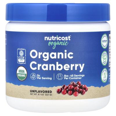 Organic Cranberry, Unflavored, 8.1 Oz (227 G)